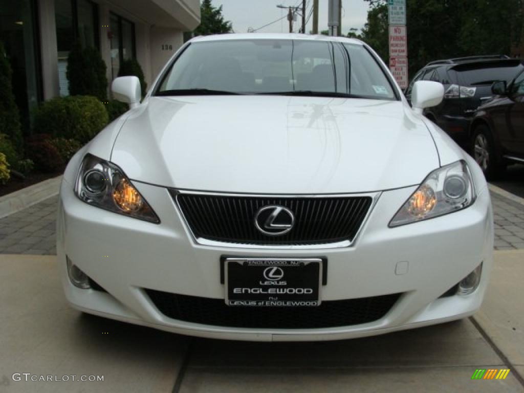 2008 IS 250 AWD - Starfire White Pearl / Cashmere Beige photo #2