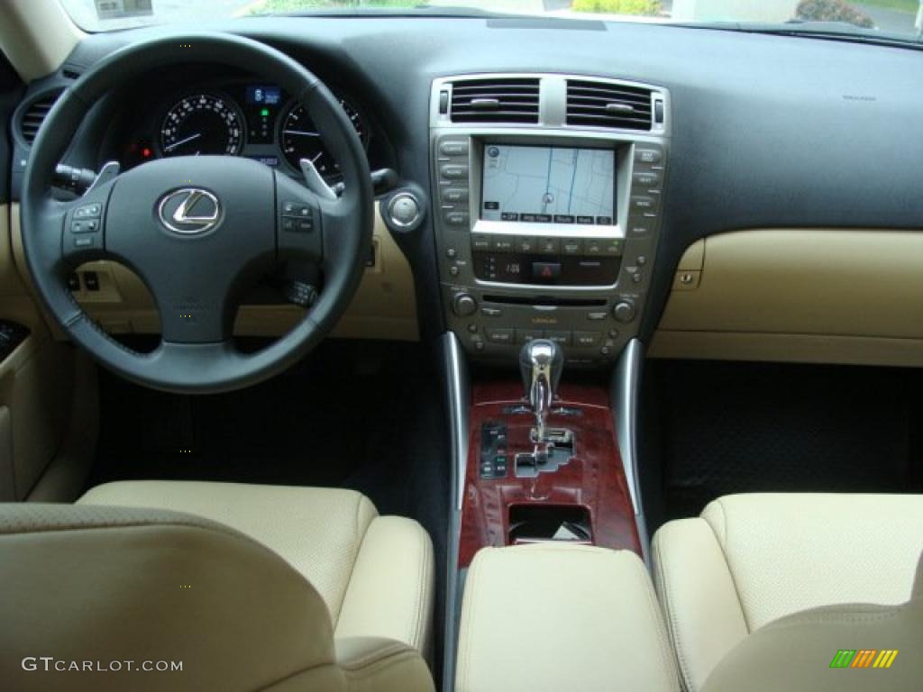2008 IS 250 AWD - Starfire White Pearl / Cashmere Beige photo #9