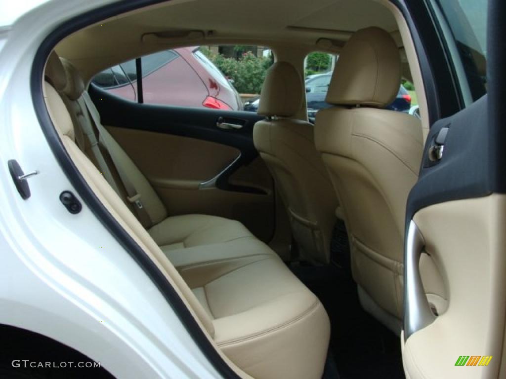 2008 IS 250 AWD - Starfire White Pearl / Cashmere Beige photo #12