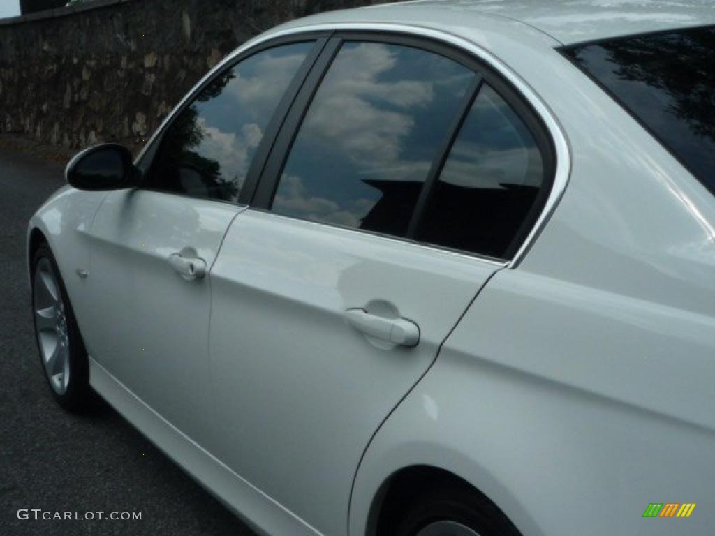 2008 3 Series 335i Sedan - Alpine White / Black photo #12