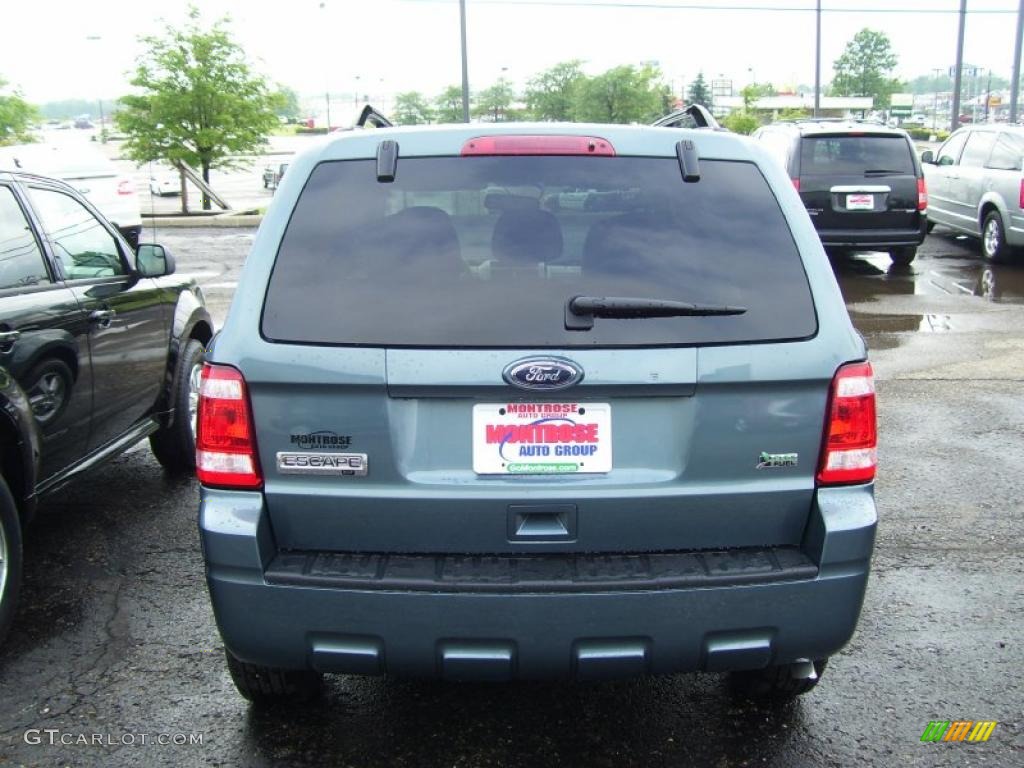 2010 Escape XLT V6 4WD - Steel Blue Metallic / Stone photo #4