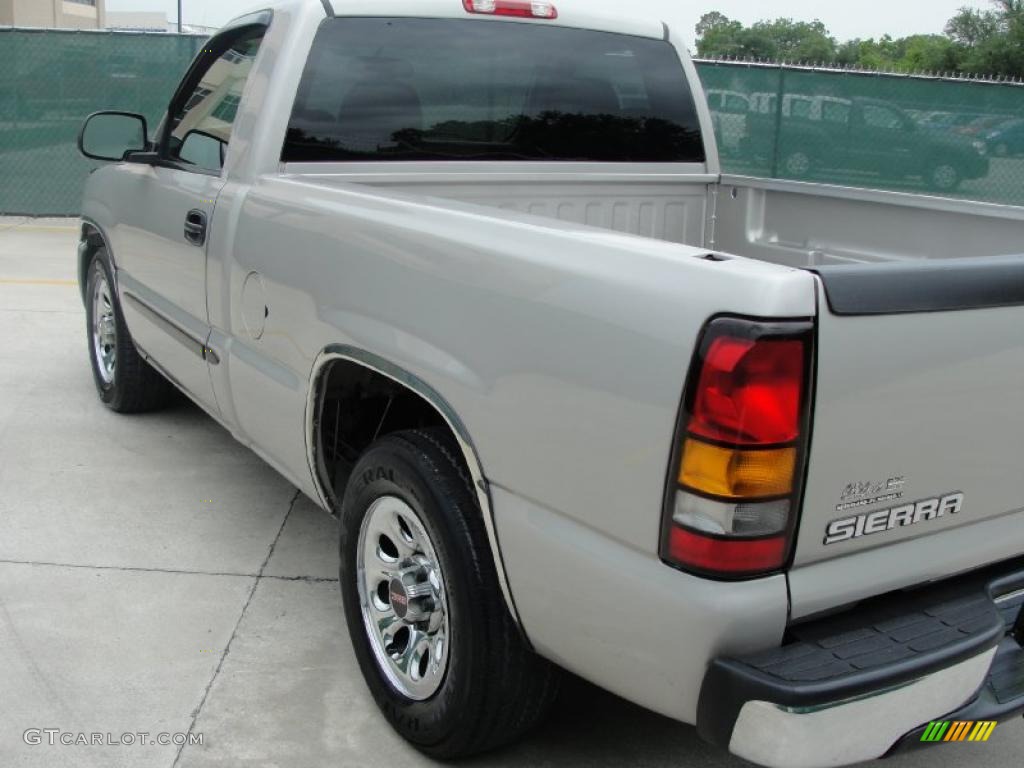 2005 Sierra 1500 Regular Cab - Silver Birch Metallic / Dark Pewter photo #5