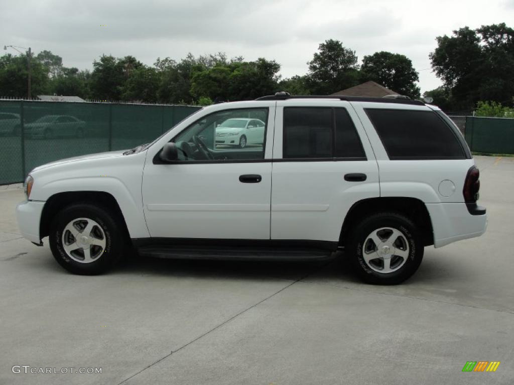 2006 TrailBlazer LS - Summit White / Light Gray photo #6