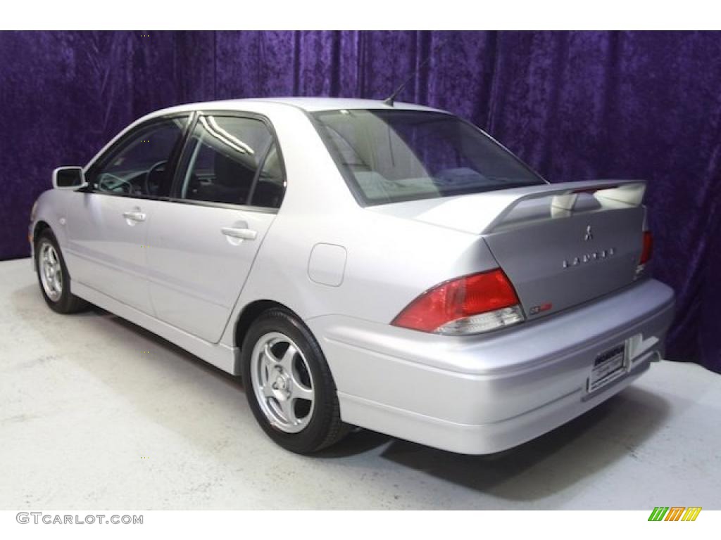 2002 Lancer OZ Rally - Munich Silver Metallic / Black photo #34