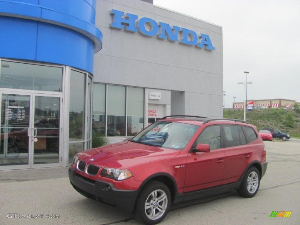 Flamenco Red Metallic BMW X3