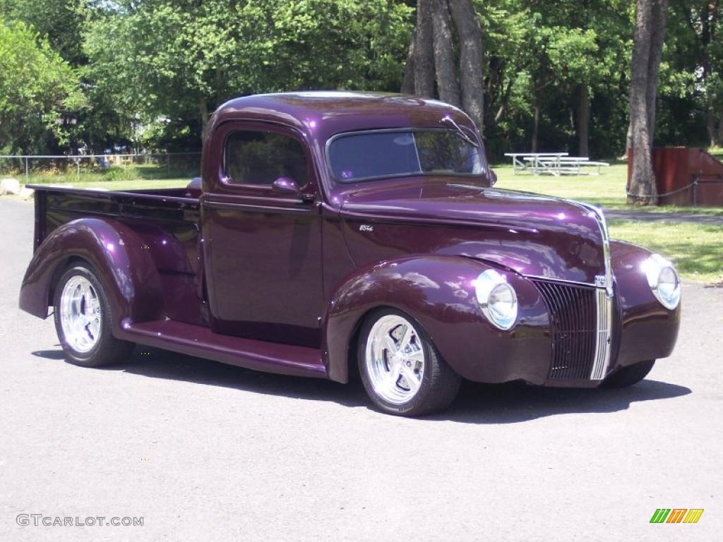 1940 Pickup Deluxe - Dusk Purple Pearl Poly / Grey Two-Tone photo #2