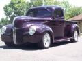 1940 Dusk Purple Pearl Poly Ford Pickup Deluxe  photo #26