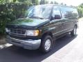 1999 Deep Emerald Green Metallic Ford E Series Van E150 XLT Passenger Access Van  photo #15