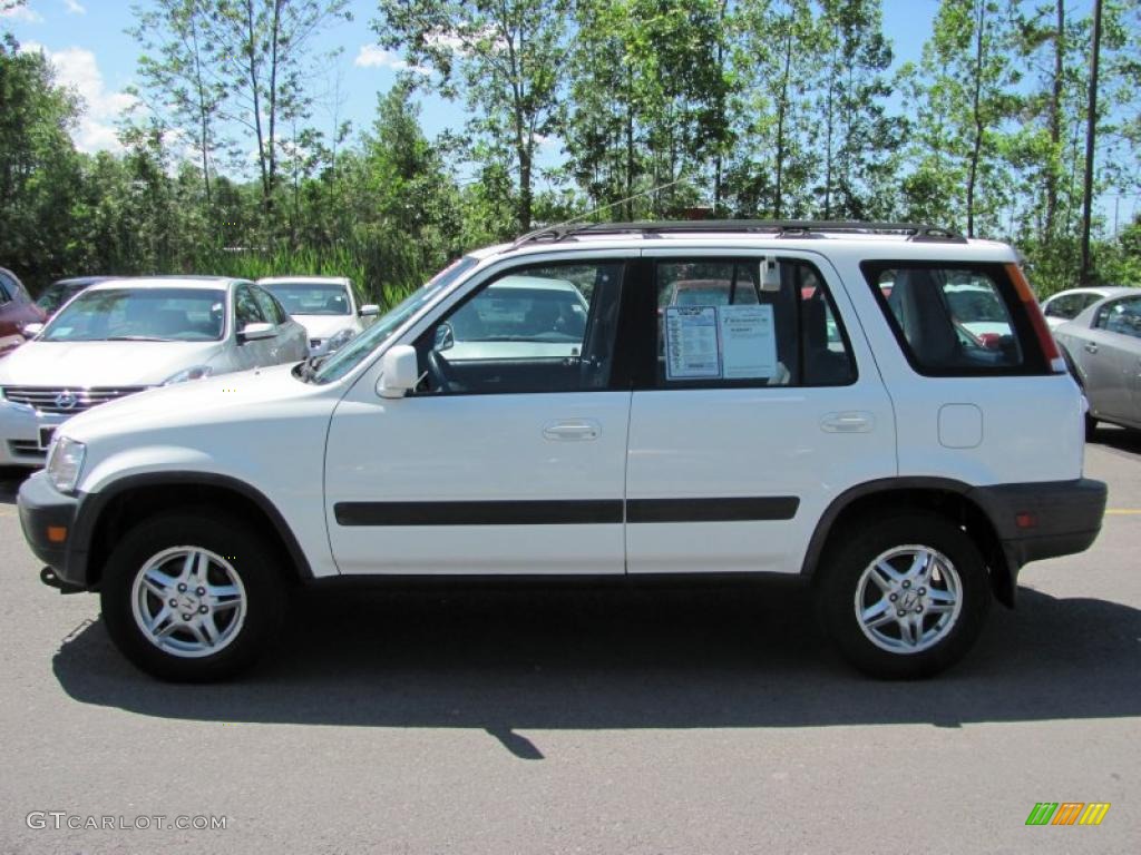1999 CR-V EX 4WD - Taffeta White / Charcoal photo #11