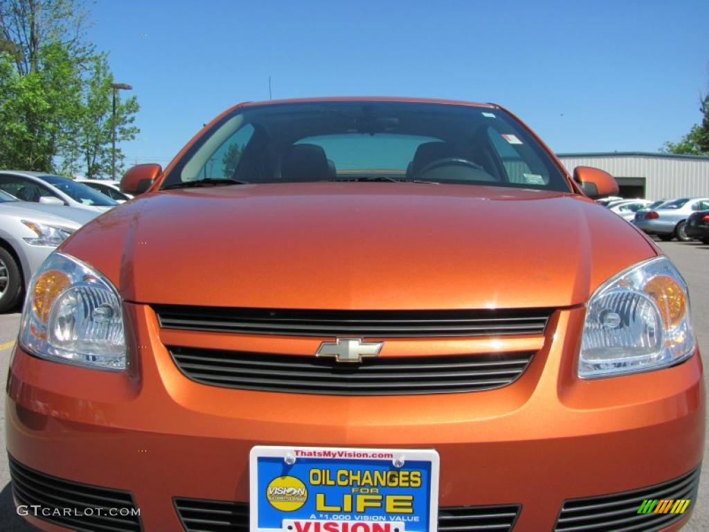 2007 Cobalt LT Coupe - Sunburst Orange Metallic / Gray photo #15