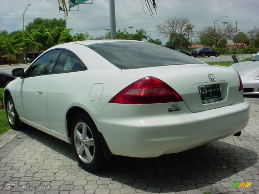 2003 Accord EX-L Coupe - Taffeta White / Ivory photo #5