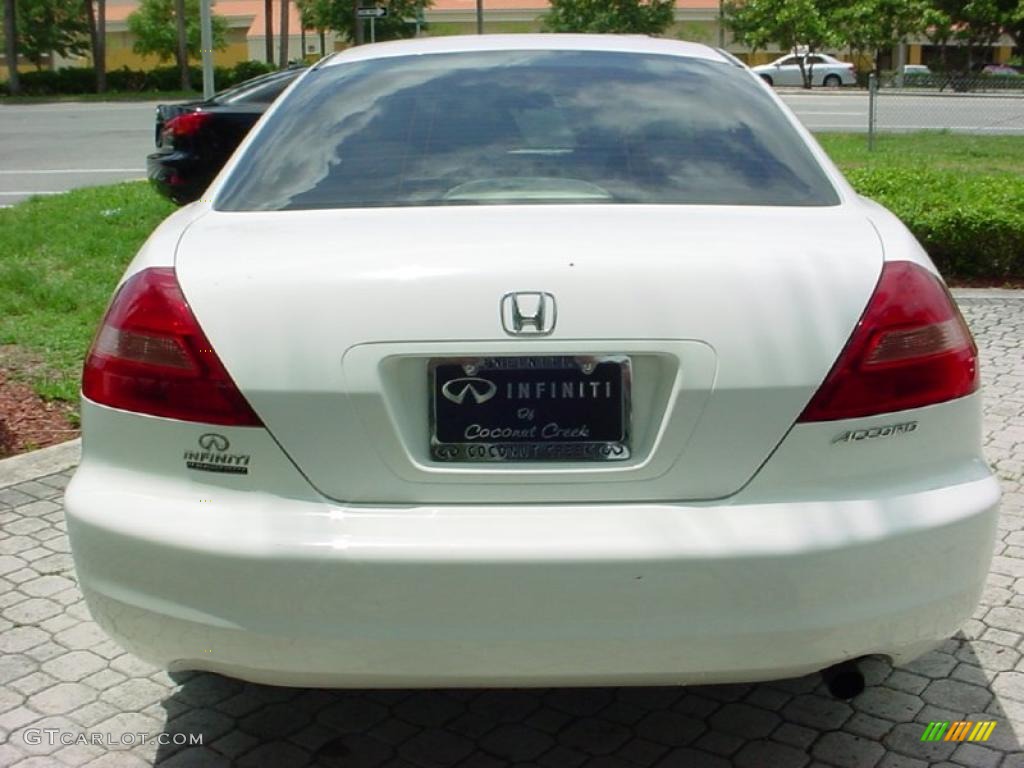2003 Accord EX-L Coupe - Taffeta White / Ivory photo #6