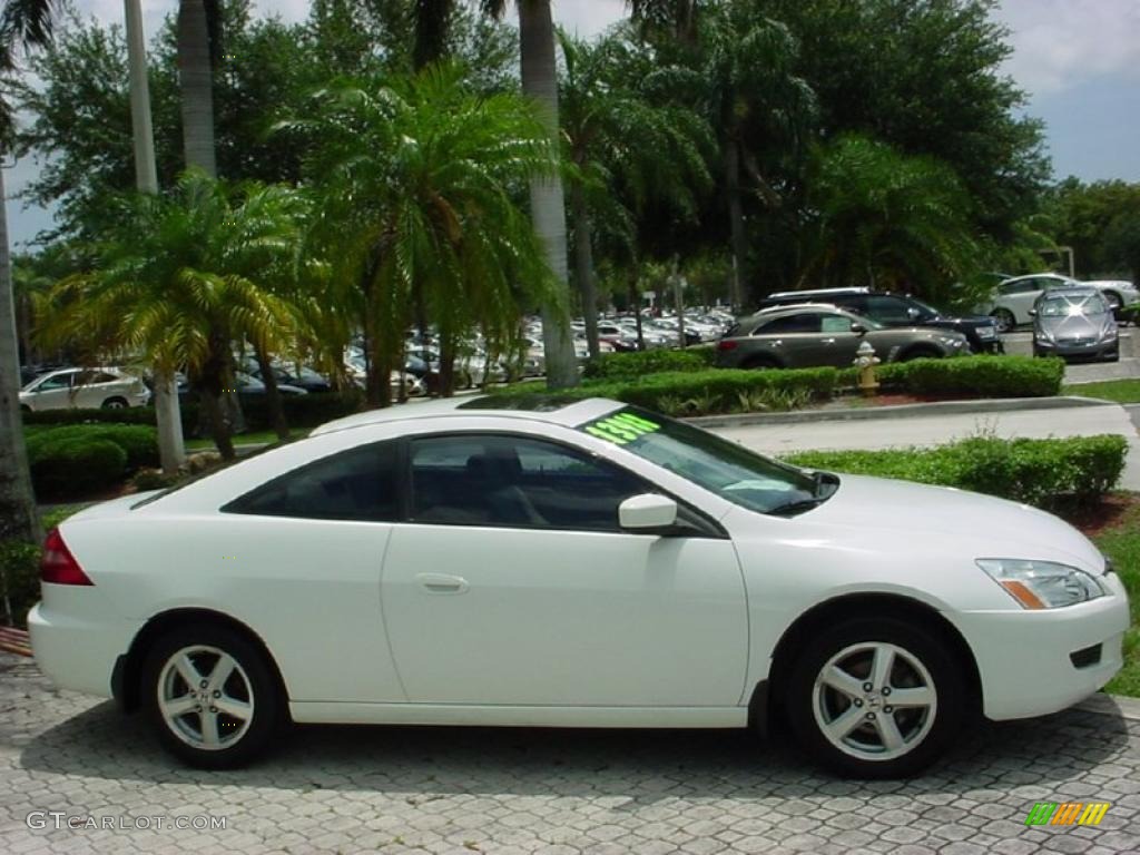 2003 Accord EX-L Coupe - Taffeta White / Ivory photo #8