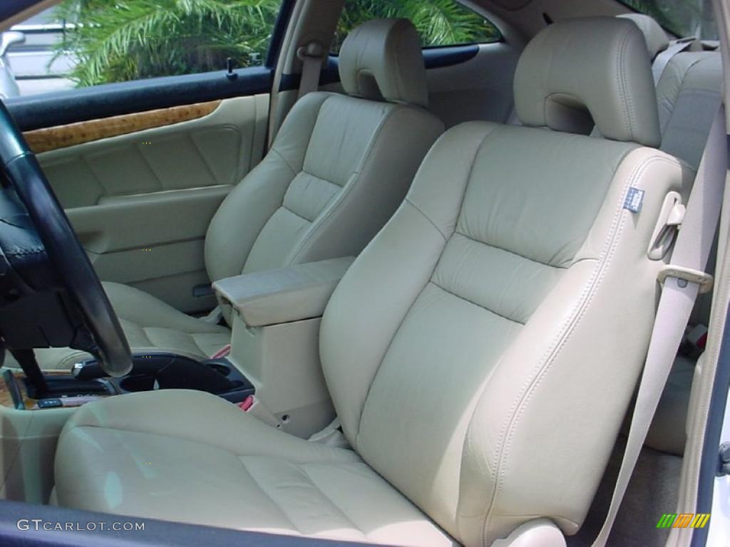 2003 Accord EX-L Coupe - Taffeta White / Ivory photo #14