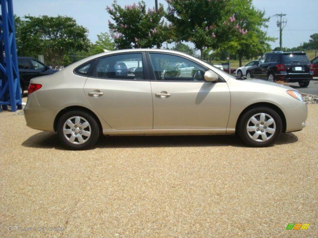 2009 Elantra GLS Sedan - Laguna Sand / Beige photo #6