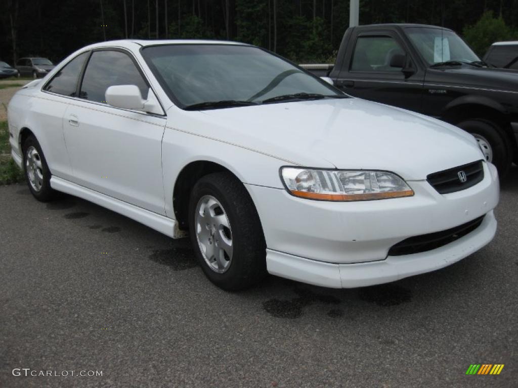 1999 Accord EX Coupe - Taffeta White / Ivory photo #1