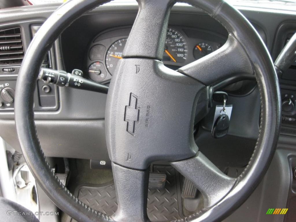 2003 Silverado 2500HD LS Extended Cab 4x4 - Summit White / Dark Charcoal photo #10