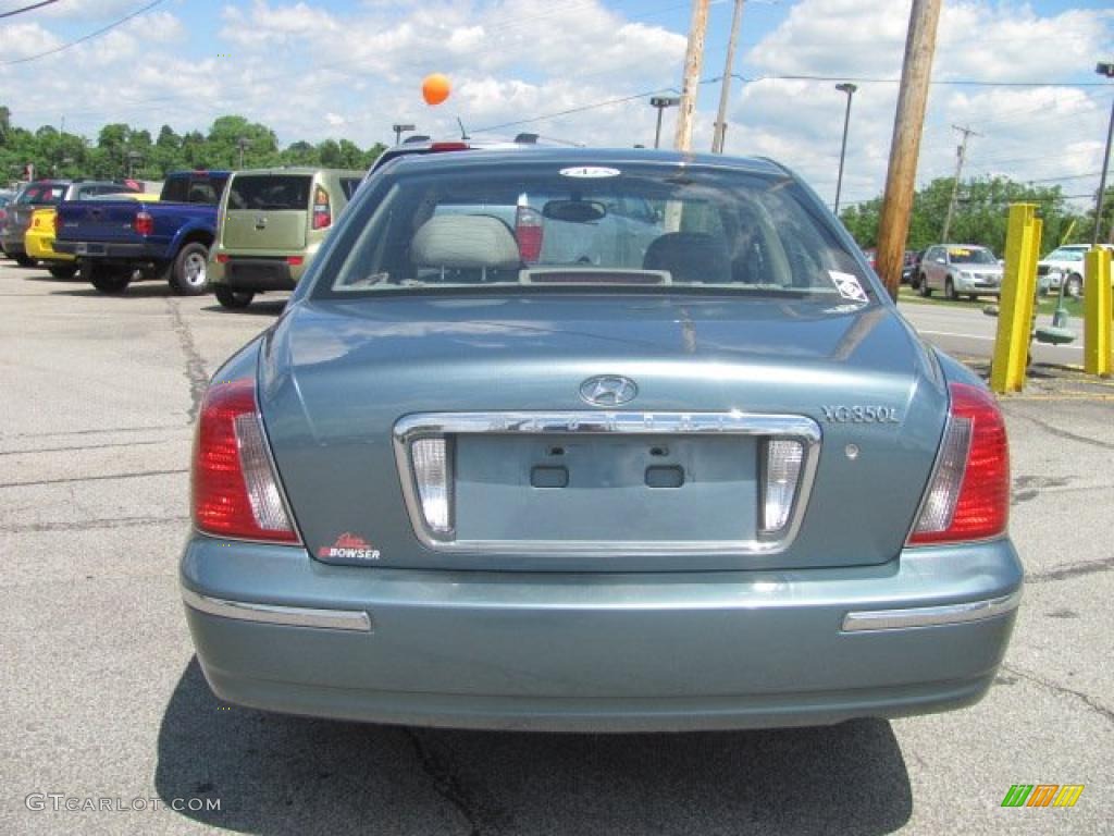 2004 XG350 L Sedan - Celadon Green Metallic / Gray photo #3