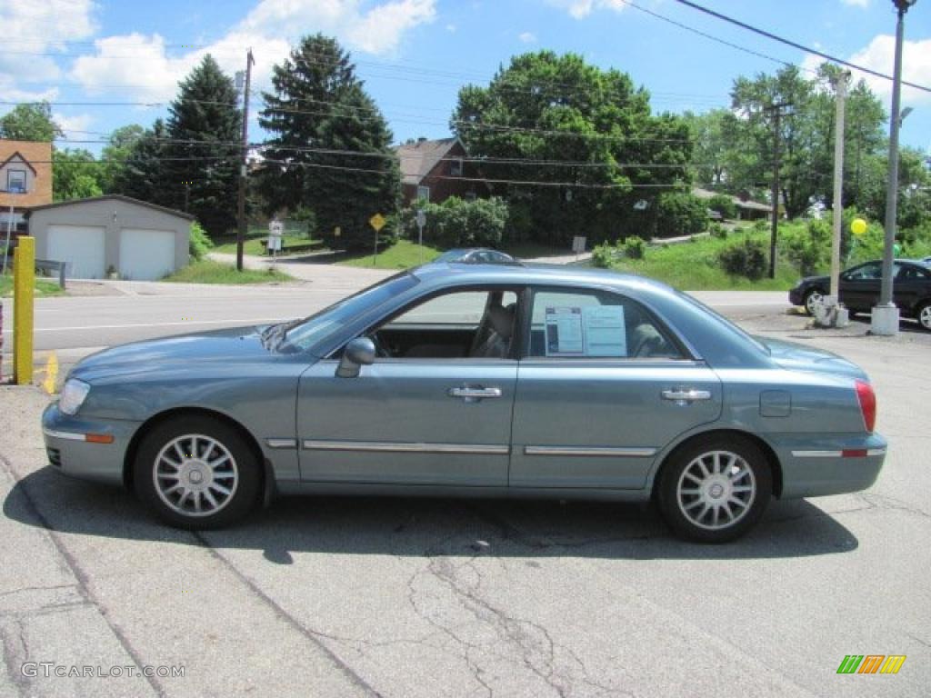 2004 XG350 L Sedan - Celadon Green Metallic / Gray photo #4