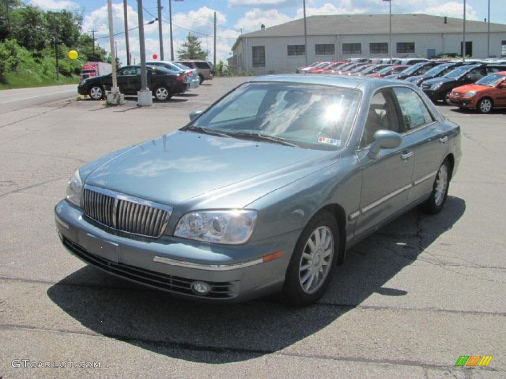 2004 XG350 L Sedan - Celadon Green Metallic / Gray photo #5