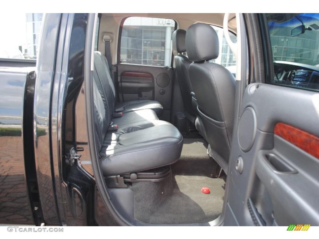 2002 Ram 1500 SLT Plus Quad Cab - Black / Dark Slate Gray photo #10