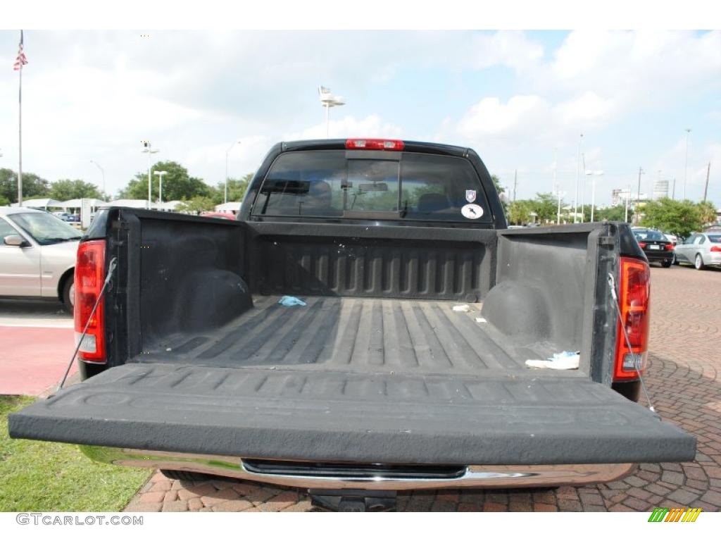 2002 Ram 1500 SLT Plus Quad Cab - Black / Dark Slate Gray photo #11