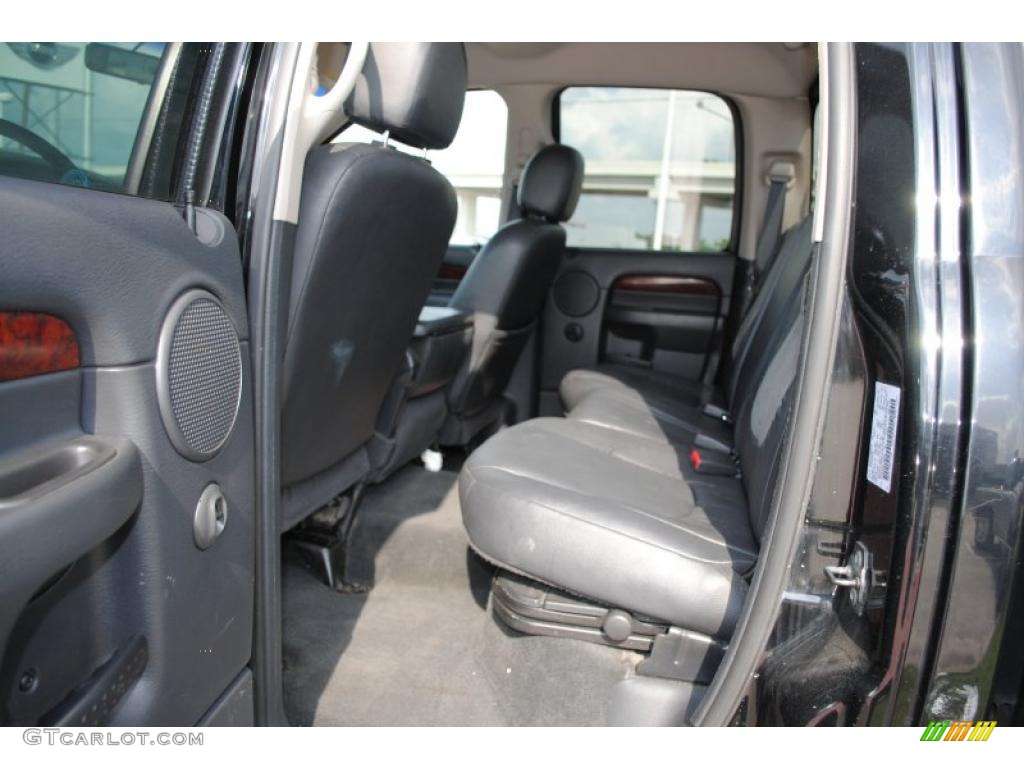 2002 Ram 1500 SLT Plus Quad Cab - Black / Dark Slate Gray photo #12