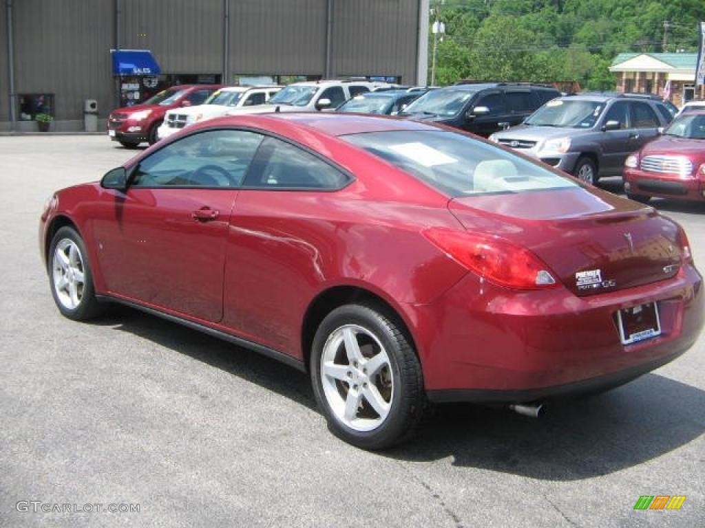 2009 G6 GT Coupe - Performance Red Metallic / Light Taupe photo #4