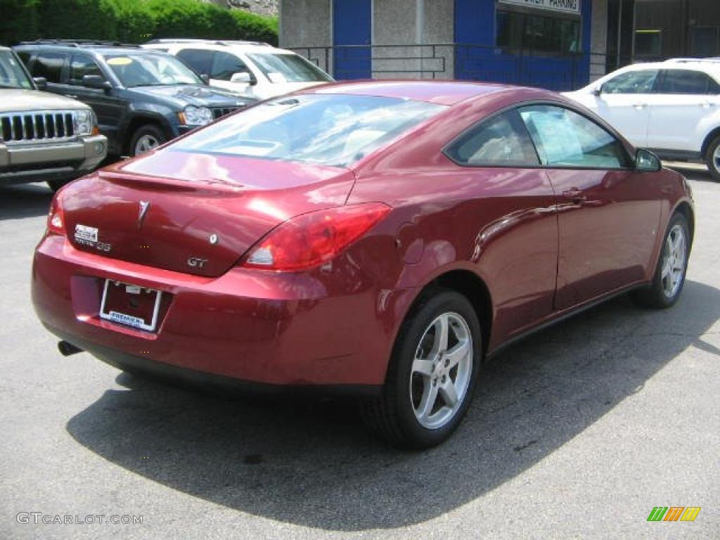 2009 G6 GT Coupe - Performance Red Metallic / Light Taupe photo #6