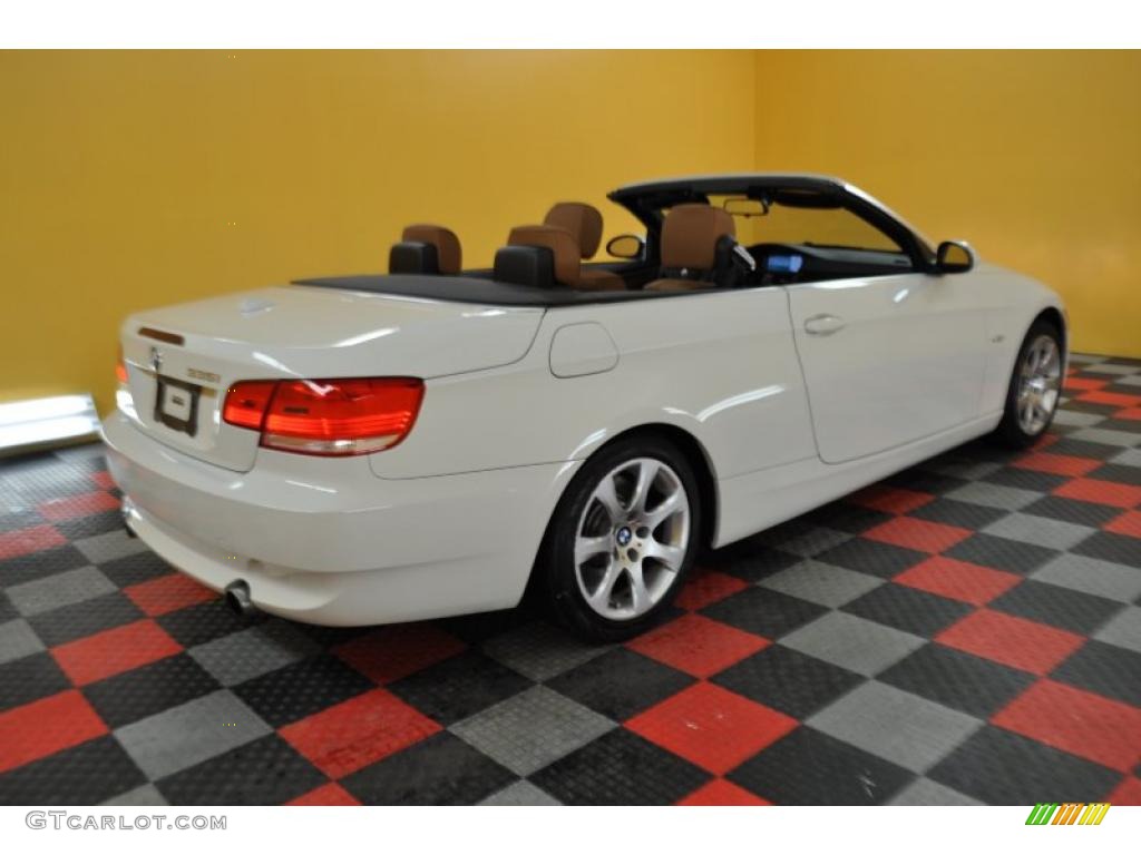 2007 3 Series 335i Convertible - Alpine White / Saddle Brown/Black photo #2