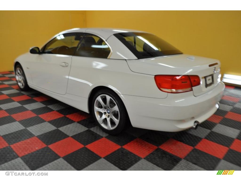 2007 3 Series 335i Convertible - Alpine White / Saddle Brown/Black photo #6