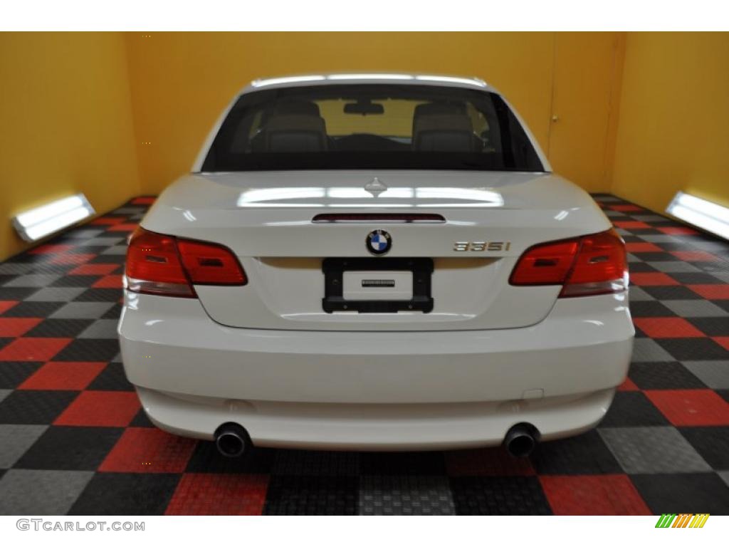 2007 3 Series 335i Convertible - Alpine White / Saddle Brown/Black photo #7