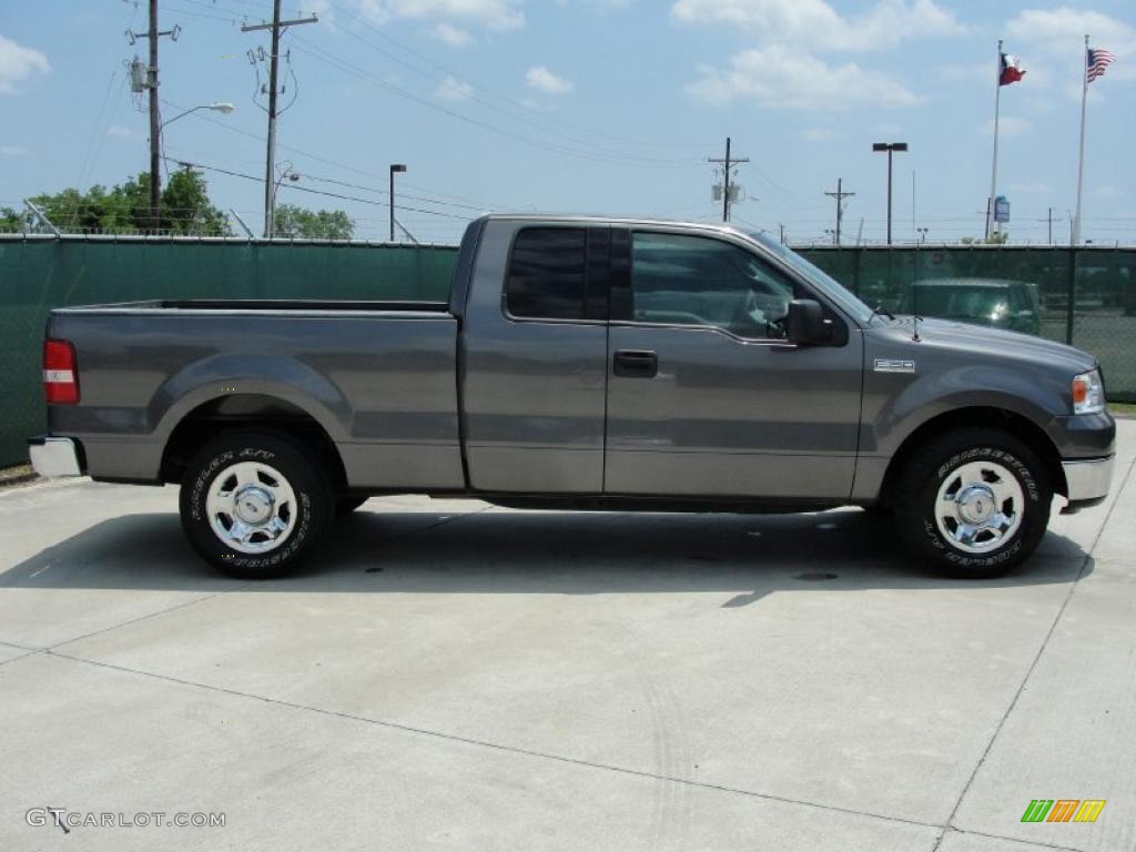2004 F150 XLT SuperCab - Dark Shadow Grey Metallic / Medium/Dark Flint photo #2