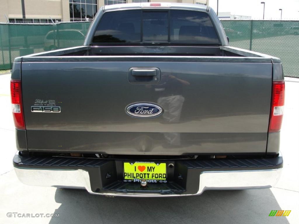 2004 F150 XLT SuperCab - Dark Shadow Grey Metallic / Medium/Dark Flint photo #4