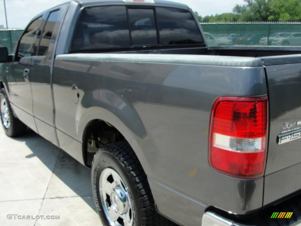2004 F150 XLT SuperCab - Dark Shadow Grey Metallic / Medium/Dark Flint photo #5