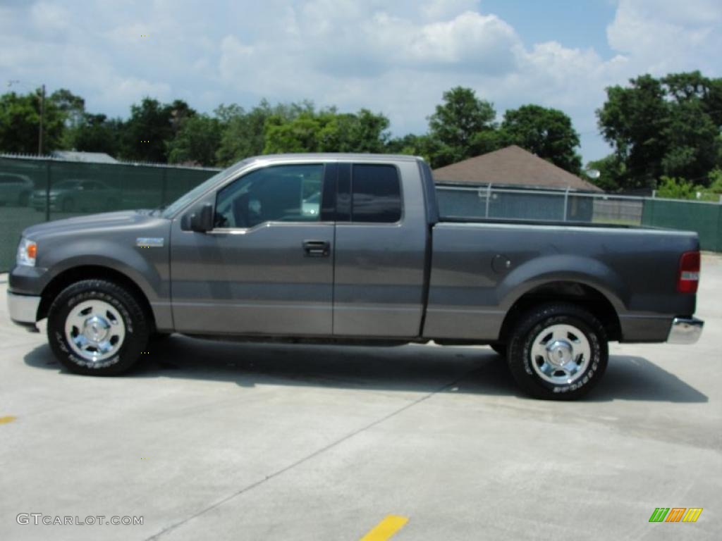2004 F150 XLT SuperCab - Dark Shadow Grey Metallic / Medium/Dark Flint photo #6