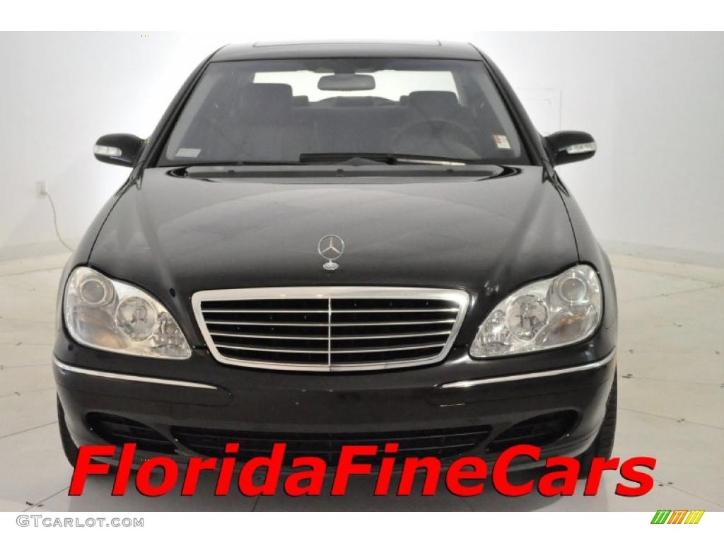 2004 S 430 Sedan - Black / Black photo #5