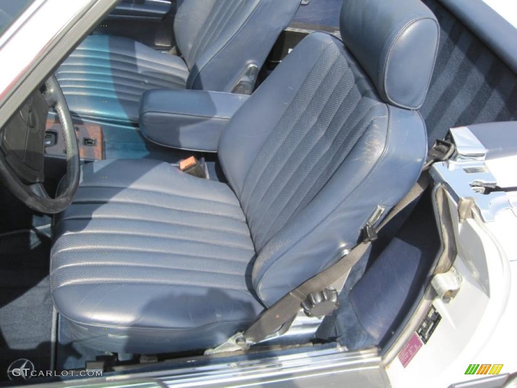 1986 Mercedes-Benz SL Class 560 SL Roadster Front Seat Photo #31269576