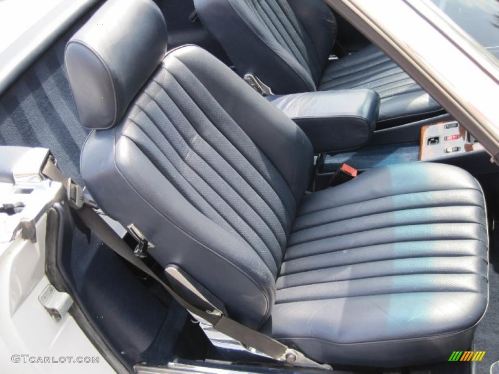 1986 Mercedes-Benz SL Class 560 SL Roadster Front Seat Photo #31269740