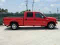2005 Red Clearcoat Ford F250 Super Duty XLT Crew Cab  photo #2