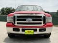 2005 Red Clearcoat Ford F250 Super Duty XLT Crew Cab  photo #9