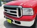 2005 Red Clearcoat Ford F250 Super Duty XLT Crew Cab  photo #11
