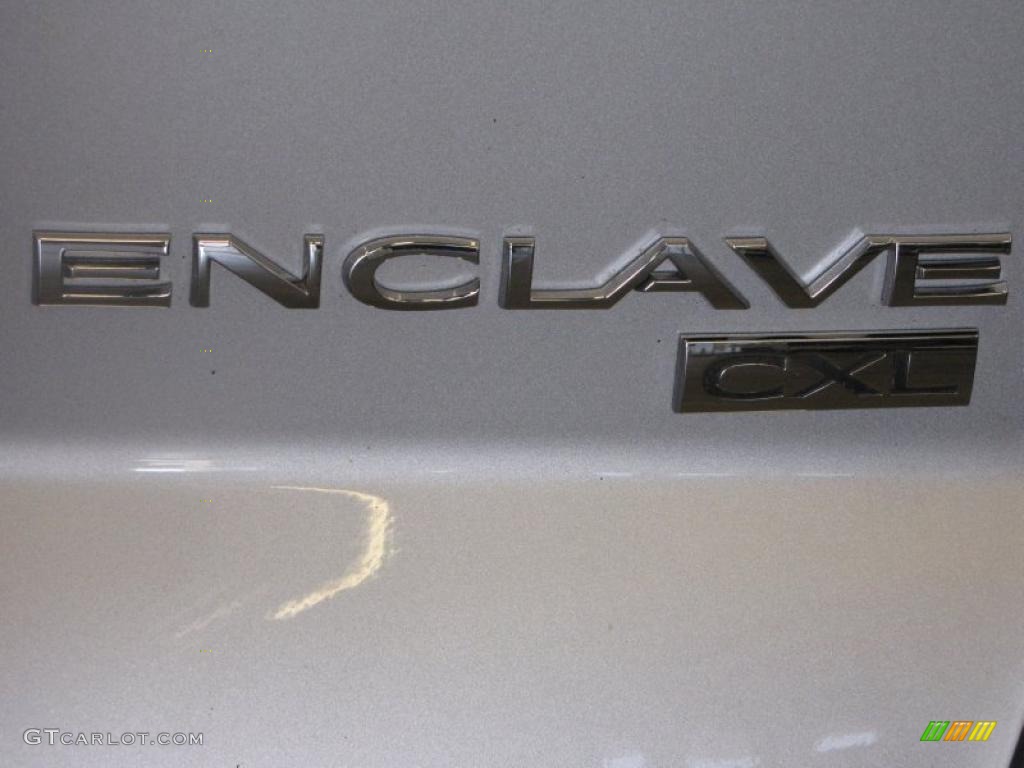 2009 Enclave CXL AWD - Quicksilver Metallic / Ebony Black/Ebony photo #8