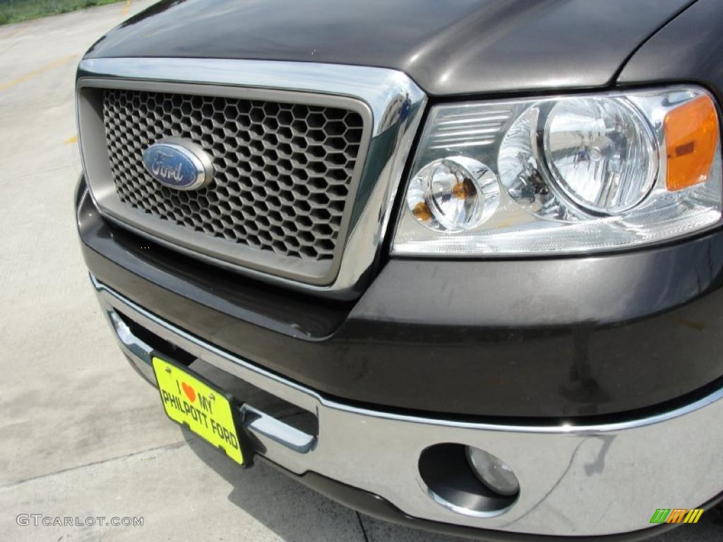 2006 F150 Lariat SuperCrew - Dark Stone Metallic / Tan photo #12