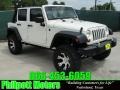 2007 Stone White Jeep Wrangler Unlimited X 4x4  photo #1