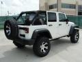 2007 Stone White Jeep Wrangler Unlimited X 4x4  photo #3