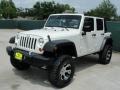 2007 Stone White Jeep Wrangler Unlimited X 4x4  photo #7