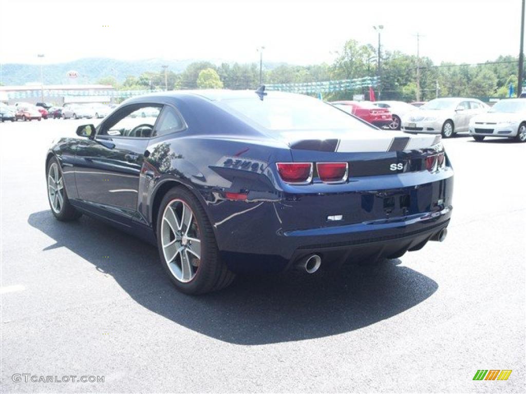 2010 Camaro SS SLP ZL550 Supercharged Coupe - Imperial Blue Metallic / Black photo #8