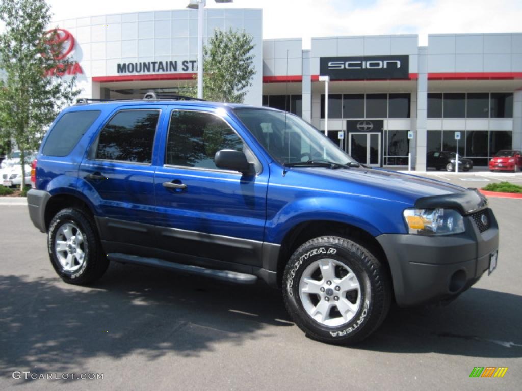 2006 Escape XLT V6 - Sonic Blue Metallic / Medium/Dark Flint photo #1