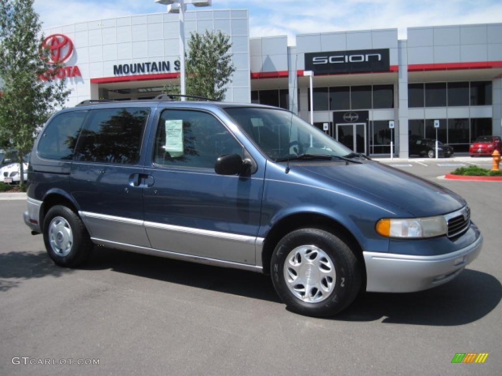 1996 Villager LS - Medium Wedgewood Blue Metallic / Grey photo #1